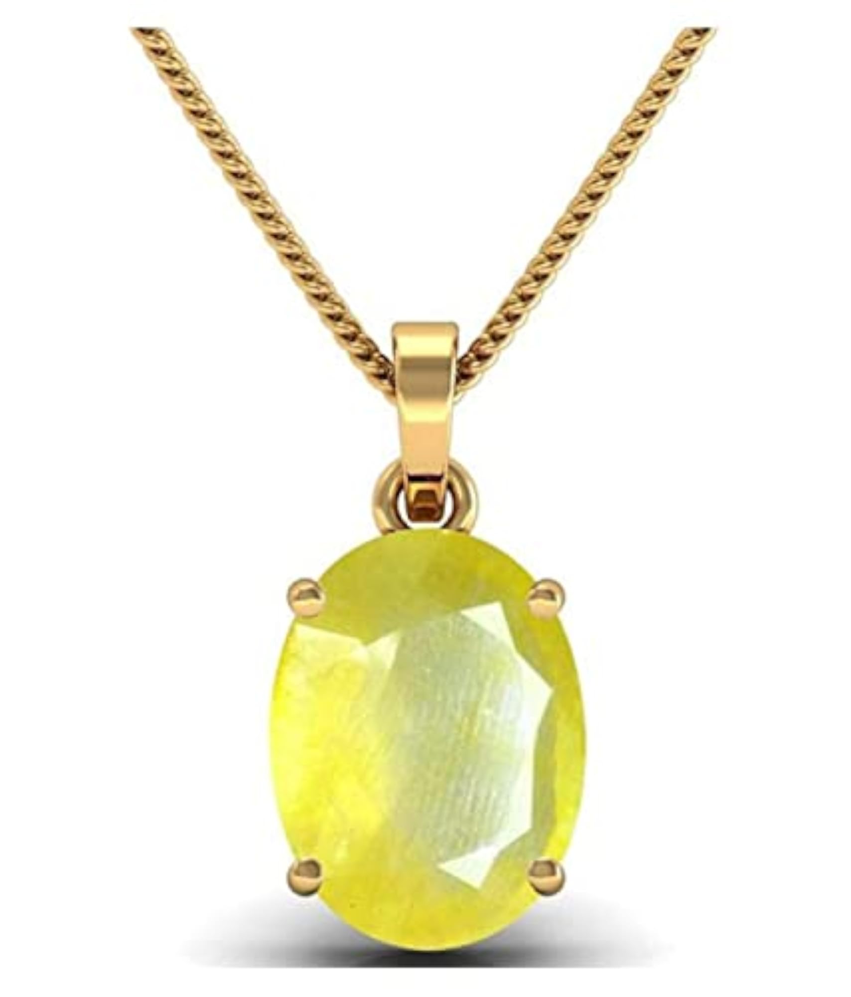 10.25 Ratti Natural Yellow Sapphire Pendant Locket