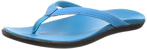 OLUKAI Hoopio - Womens Comfort Sandal Vivid Blue/Vivid Blue - 7