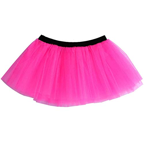 Partyrama Jupon tutu Rose fluo Accessoire de déguisement
