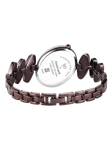 Image of Fastrack Vyb Successor with Quartz Analog Brown Dial Chocolate Brown Alloy Strap Watch for Girls - FV60120QM01W