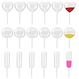 150 Pcs 4ml Plastic Pipettes, Disposable Cupcake Pipettes Squeeze Dropper Liquid Infuser Transfer...