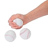 Happy Deals - Relaxable Realistic Baseball Sport Balls - Bulk (1-Pack of 12)