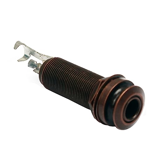 Toddmomy Brass Guitar Bass End Pin Jack Socket Mono or Stereo Applications Gt221