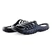 Vertico - Shower Sandals | Slide-On and Comfortable Pool-Side Shoes - Black & Grey (10-11 US)