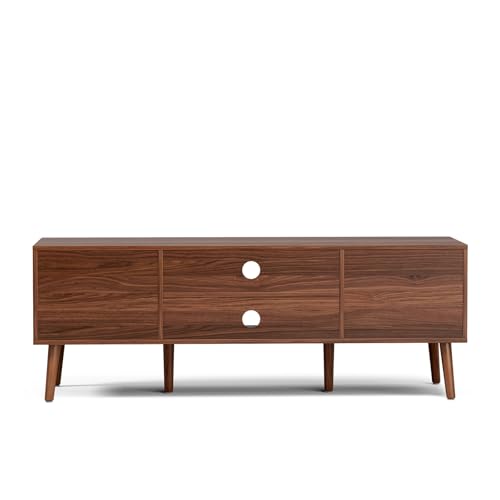 LCRBOL TV Stand with Fluted Doors for TVs up to 65" - Image 7