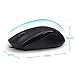 Rapoo N1600 3-Button Quiet Wired Mouse, 1000DPI Optical Mouse, Quiet Button, Ergonomic Shape, for Desktop Computers Laptops, Matte Black