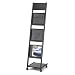 Wyświetlacz Gazeta Stojak 3 Warstwy Ulotki Dozownik Podłogi Magazyn Rack Propaganda Display Rack Rack Metal Książka, 31 * 38 * 133cm