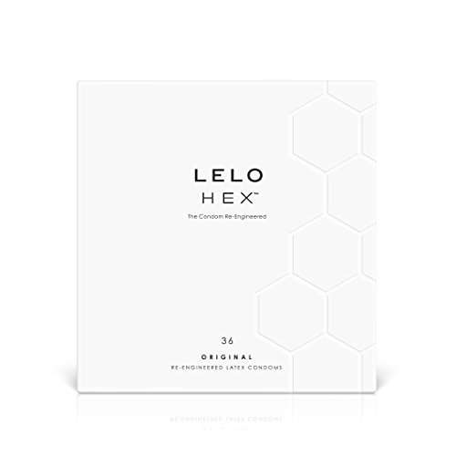Miniatura 7 de Lelo Hex Preservativos Finos Ligeramente Lubricados Para Hombre, Pack De 36 Condones De Pene Que, En Vez De Puntos O Estrías, Tienen Celdas Hexagonales