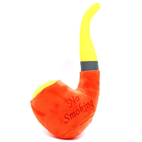 Kapmore Brinquedo de animal de estimação para dentição: cachimbo de tabaco decorativo para cães, mas