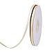 Ribest 1/4 inch 50 Yards Solid Double Face Satin Ribbon Per Roll for DIY Hair Accessories Scrapbooking Gift Packaging Party Decoration Wedding Flowers Ivory