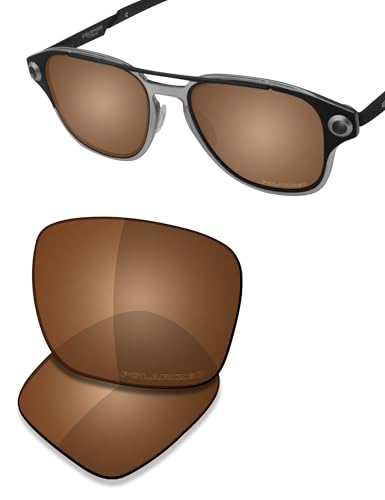 Image of SAUCER Premium Replacement Lenses & Nosepads for Oakley Coldfuse OO6042 | UV400 Protection, Anti-Scratch, Precise Fit & Enhanced Clarity Sunglasses High Definition - Amber Brown Polarized