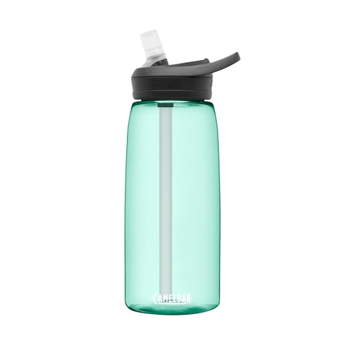 Image of CamelBak Eddy+ Water Bottle with Bite Valve Straw, Leak‑Resistant Easy‑Sip Design for Everyday Hydration, 32oz, Mint