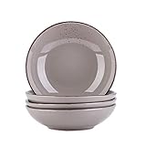 MATERIAL: Hecho de material de gres de alta calidad, saludable y ecológico, con esmalte brillante en la superficie, duradero y resistente a los arañazos, resistente al desgaste.