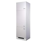 Geräteschrank für den Kühlschrank | 60 cm breit | Weiß