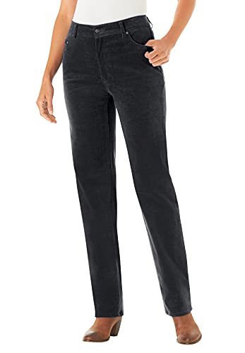 Woman Within Plus Size Corduroy Straight Leg Stretch Pant