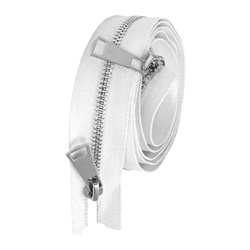Fermeture éclair métal 5# double curseur séparable pour blouson - 3