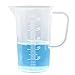 Caraffa Graduata Misurino Graduato Misurino in Plastica Misurini Graduati Capacità 100ml per Misuratore Liquidi Laboratorio Beaker