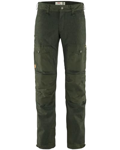 Fjällräven Herren Värmland Wool Hose, Deep Forest, 52