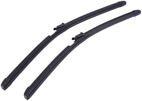 OMAC 18 Inch Front Windshield Wiper Blades Set – J-Hook Bolt-On – All Weather Durable Rubber – 2 Pieces