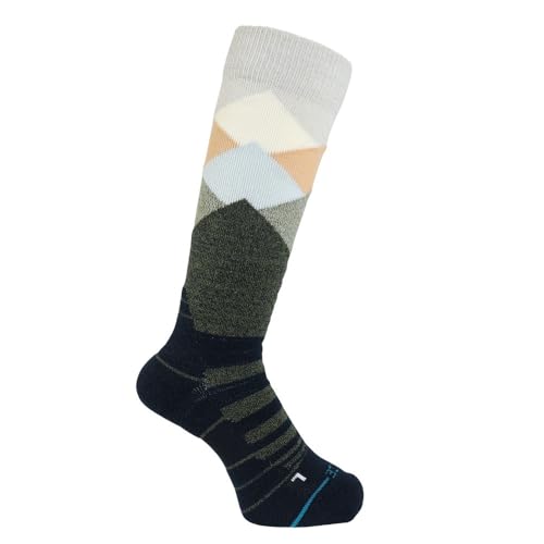 Stance Misty Mid Wool Snow4