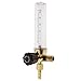Argon Regulator Gas Reducer 1/4PT Thread Argon/Carbon Dioxide Regulator Gas Flowmeter with Guage for Industrial Use M4YD