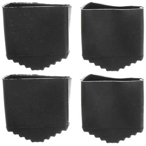 VICASKY rutschfeste Ersatz Leiterfüße Aus Gummi, 4 Stück Robuste Fußkappen Leiter Ersatz Gummifuss Für Leitern 40x20 Und 30x20 Kompatible Leiterfußpolster Schutzkappen