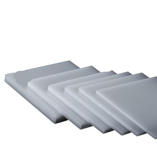 Feuilles de plastique ABS et PP 300x300x4mm | Lot de 2 plaques pour thermoformage