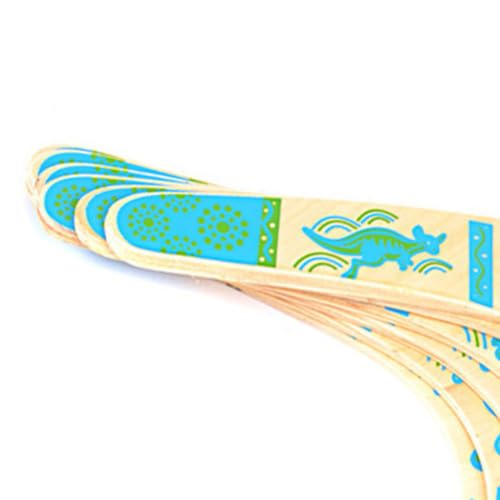ibasenice 2pcs Boomerang de Madera que Vuelve al Ser Lanzado para Juego al Aire Libre miniatura 3