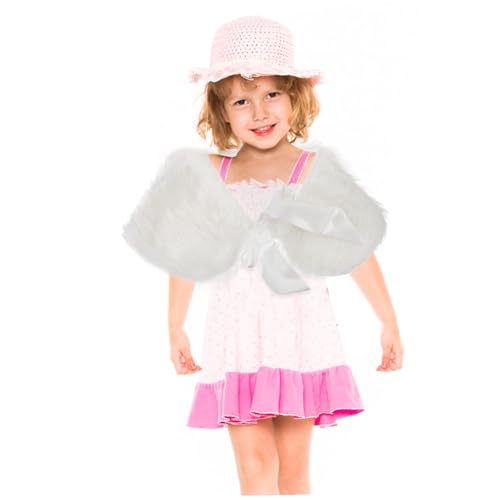 Girls Faux Fur Shawl Wrap Cozy Winter Cape for Boys and Girls Stylish Decorative Faux Fur Shawl Warm Outerwear Accessory for Parties and Cold Weather4