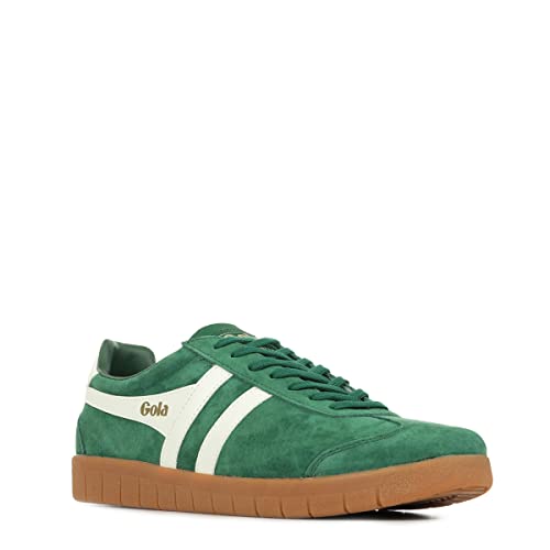 Image of Gola Hurricane Suede Evergreen /Off-White /Gum 12 D (M)