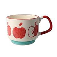 CAPIJIONG Tasse En Céramique 300 Ml - Motif Chat Et Chien - Pour Maison, Petit Déjeuner, Avoine, Lait, Hérisson