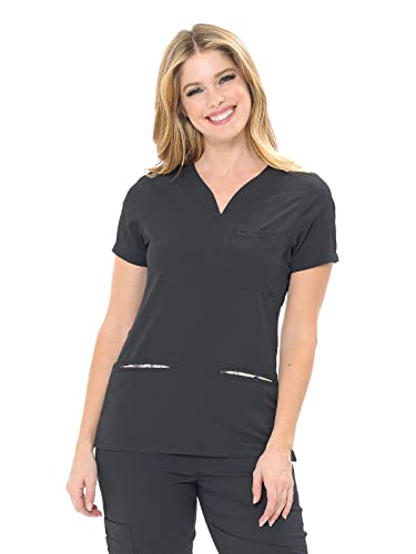 IguanaMed Women's 8600 Quattro Top Tuxedo Black L