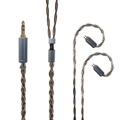 Câble casque 3.5 mm en cuivre plaqué argent pour vos trajets quotidiens