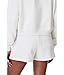 Sweaty Betty Revive Casual Boxy Sweat Shorts Lily White