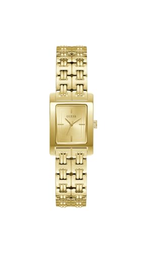 Guess Cove GW1026L2 - Reloj de Pulsera analógico para Mujer, 23 mm, Acero Inoxidable, Cuarzo, Correa de Acero Inoxidable, Color Dorado