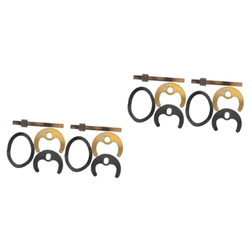 Angoily 4 Sets Horseshoe Mounting Accessories Portable Cleaner Splash Faucet Installation Tool Catcher Hose Suction Sink Plugs Faucet Fixing Kit Taps Kitchen Tap Water Cooler Aid Rubber