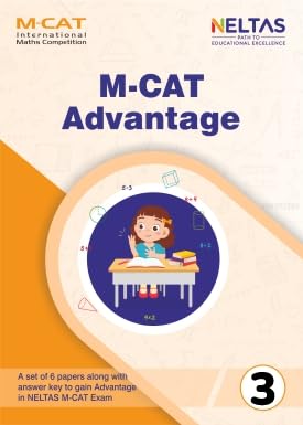 NELTAS M-CAT Advantage Standard. 3 | Practice Papers Book with Answer keys For 3rd Grade Paperback – 1 January 2023