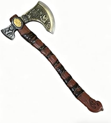 Monisorly Fake Toy Axe Halloween Prop - Foam Battle Bloody Axe Prop for - Fake Hatchet Prop Weapons - Funny Supplies for Halloween Cosplay Themed Party image 4