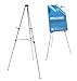 Lightweight Aluminum Telescoping Display Easel, 70 Inches, Silver