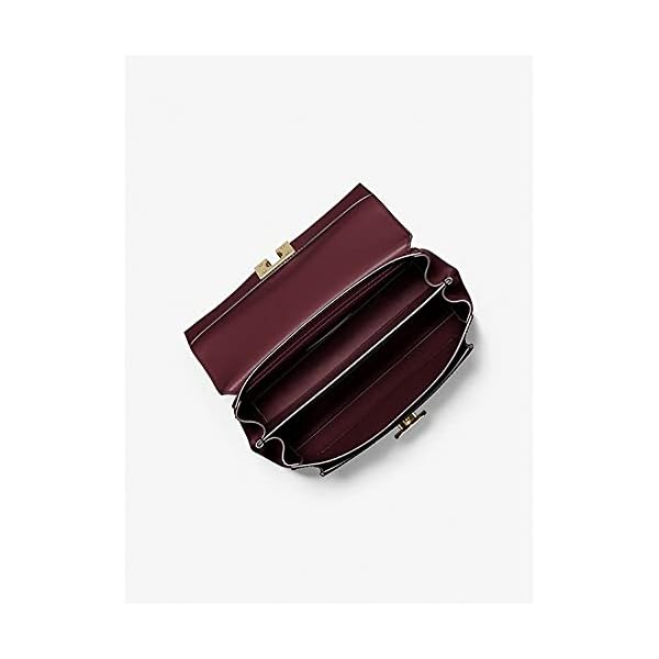 MICHAEL KORS Lita Medium Leather Crossbody Bag Merlot