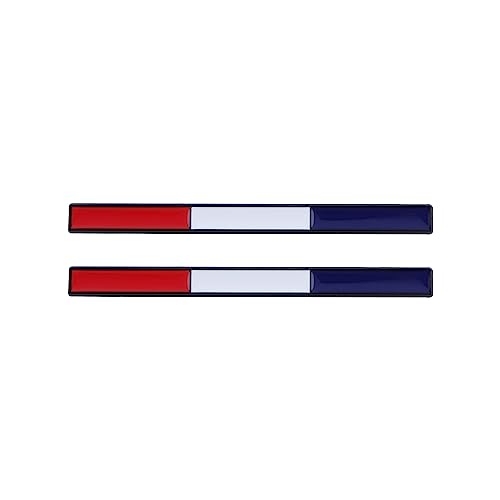 Lot de 2 emblèmes de drapeau fins et longs autocollants badge décoratifs pour voiture, vélo,...