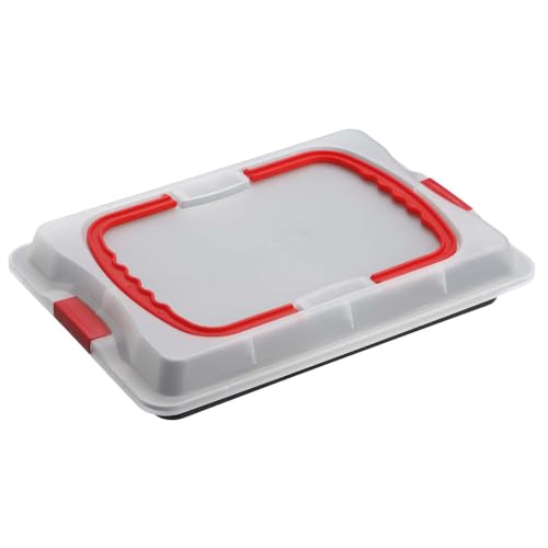 MGE - Roasting Baking Tin Tray with Lid - Non Stick Roasting Oven Baking Tin Tray - Roasting Pan - Carbon Steel - 36 x 23 cm - Image 2