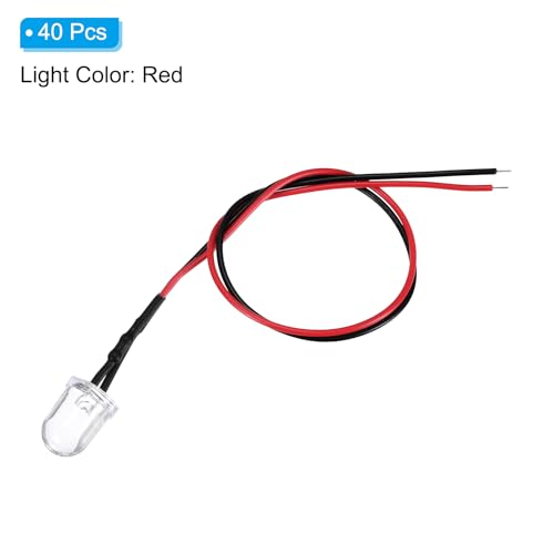 LED Rouge 10mm Diode Lumineuse Facile pour Éclairage Indicateur - 3