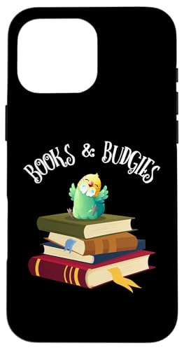 Cute Womens Kids & Girls Funny Reading Books & Budgies Lover �X�}�z�P�[�X iPhone 16 Pro Max �p