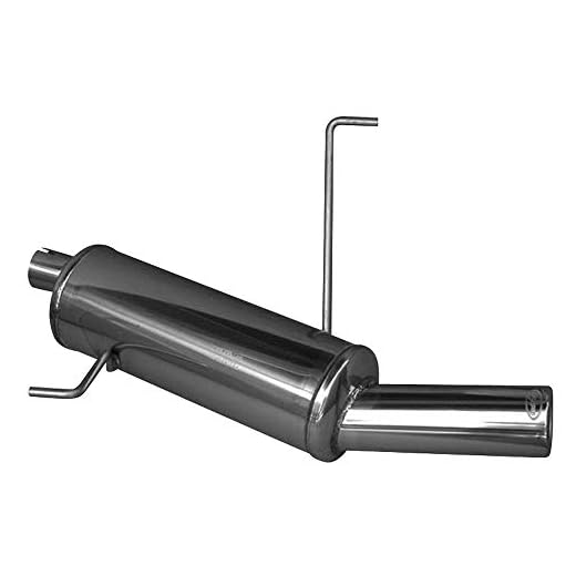 Inoxcar PE206.16.80 100% Inox Sport avgaser för Peugeot 206 SW 1.4 16v (90HP) 80 mm