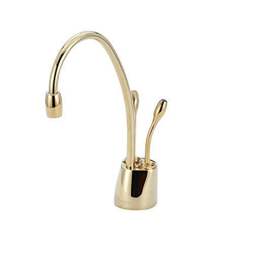InSinkErator Contemporary Instant Hot and Cold Water Dispenser - Faucet Only, French Gold, F-HC1100FG by InSinkErator - Used condition - US$268.57