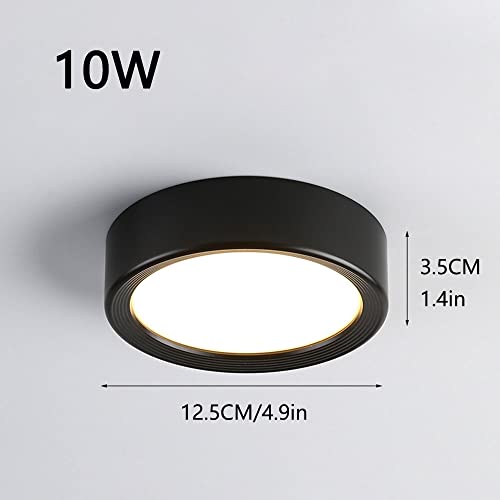 Lámpara colgante de techo redonda y luces LED de aluminio para iluminación minimalista interior 5