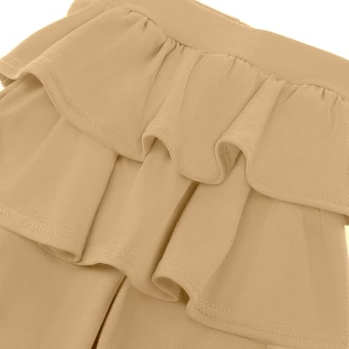 Image of KEREDA Girls Leggings Ruffle Skirt School Uniform Pants Kids Clothes