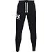 Under Armour UA RIVAL TERRY JOGGER, Jogging de sport confortable, Legging de sport pour homme Homme, Black / Onyx White , L
