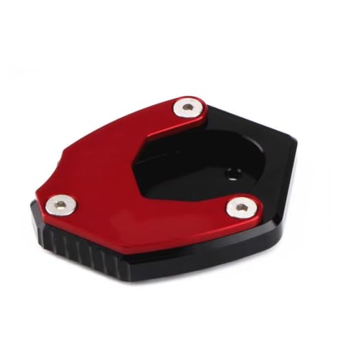 Agrandisseur béquille moto Versys650 2012 support pied extension latérale rouge